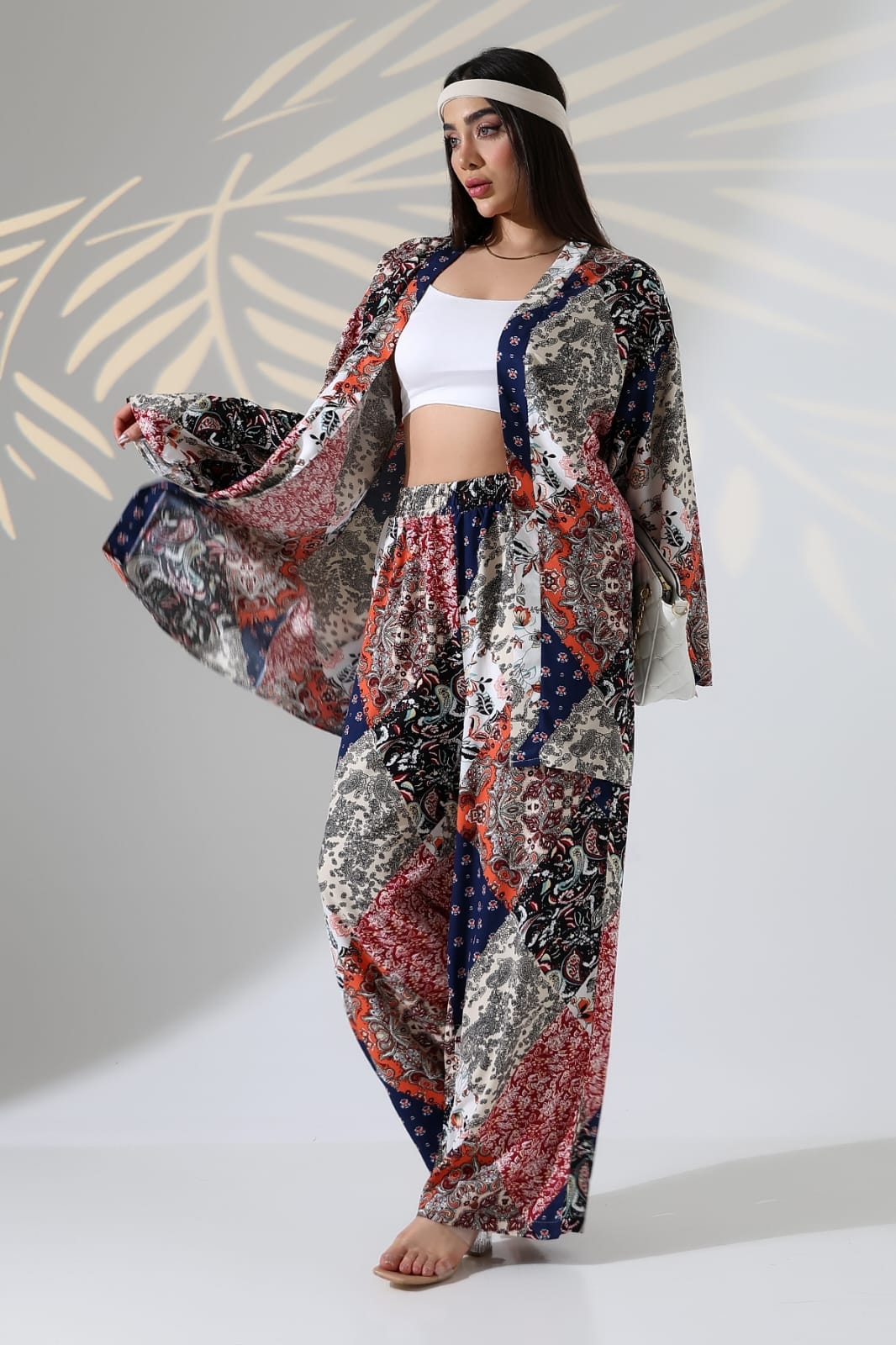 Blue Kimono Oversized Long Sleeve Open Front - Producer: My Jest Fashion - Wholesale Women Clothes - TheBS Women