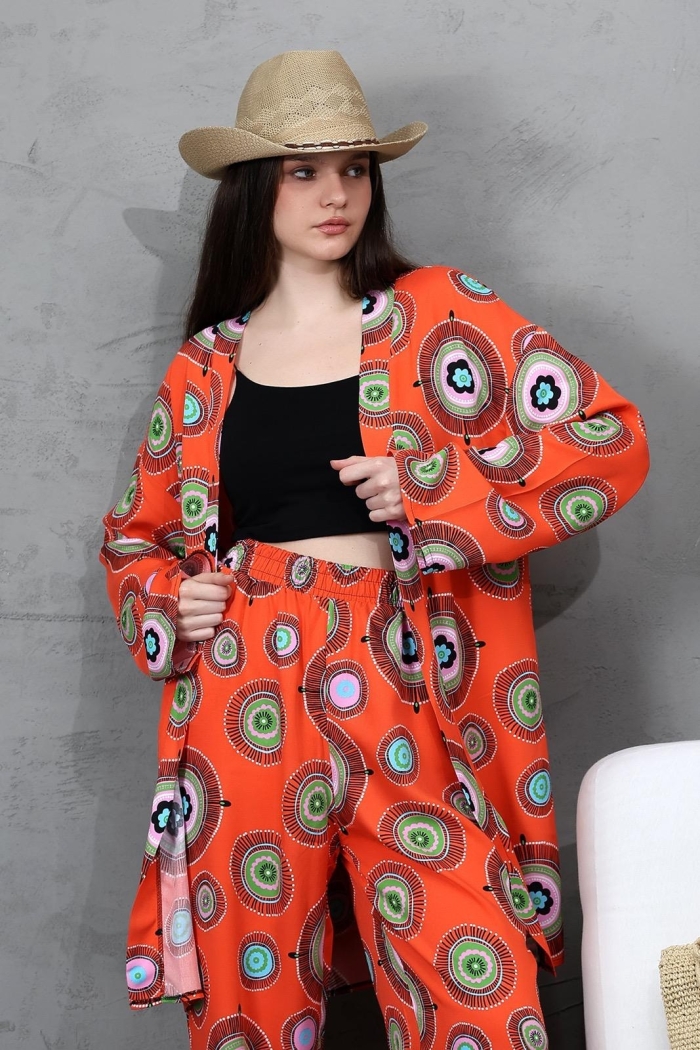 Boho Kimono With Floral & Figure Patterns - Producer: My Jest Fashion - Wholesale Women Clothes - TheBS Women