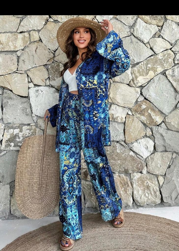 Ethnic Boho Set With Palazzo Pants - Brand: My Jest Fashion - Women & Kids, Baby Clothes Wholesale - TheBS Women