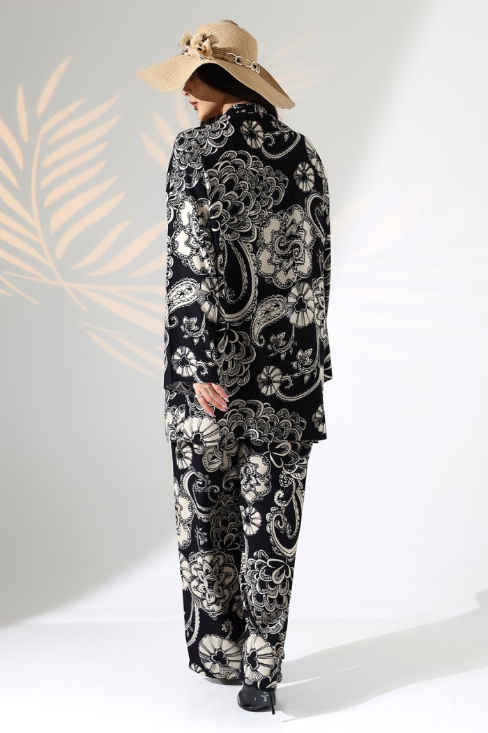 Ethnic Elegant Kimono With Paisley Floral Patterns - Producer: My Jest Fashion - Wholesale Women Clothes - TheBS Women