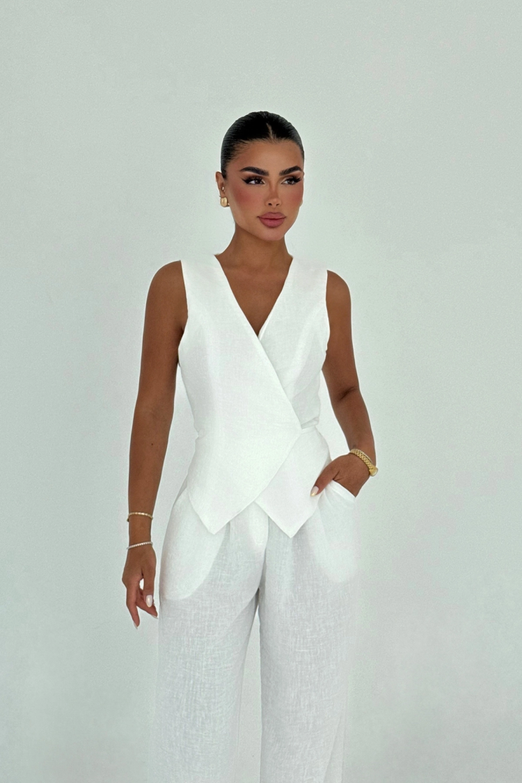 ElegantSleeveless Palazzo Suit - Producer: EYYO ATELIER - Wholesale Women Clothes - TheBS Women