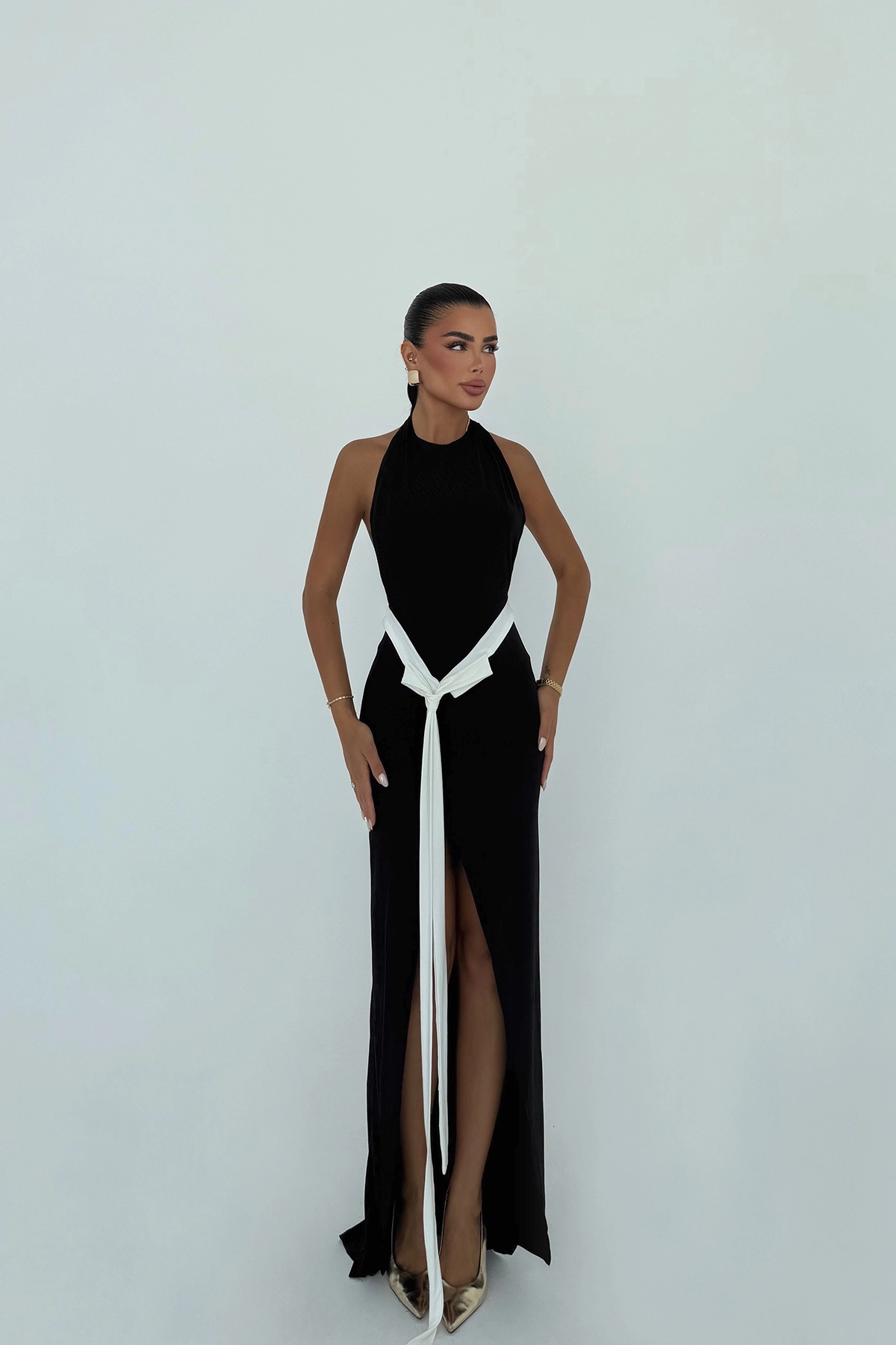 Elegant Sleeveless Slip Dress - Producer: EYYO ATELIER - Wholesale Women Clothes - TheBS Women