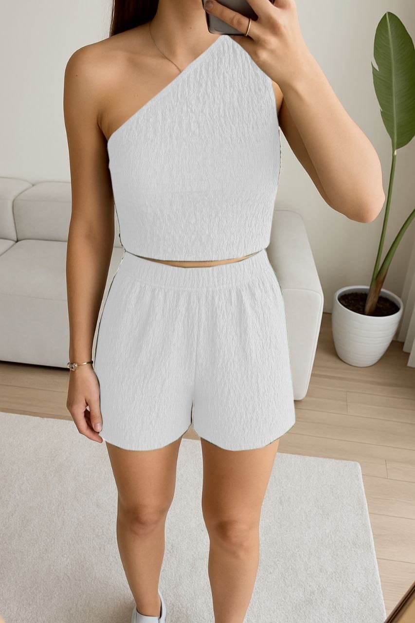 Casual Sexy Set With One Shoulder Neck - Producer: My Jest Fashion - Wholesale Women Clothes - TheBS Women