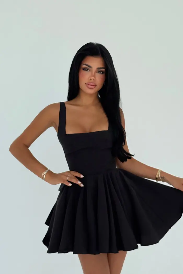 Sexy Elegant Sleeveless Skater Dress - Producer: EYYO ATELIER - Wholesale Women Clothes - TheBS Women
