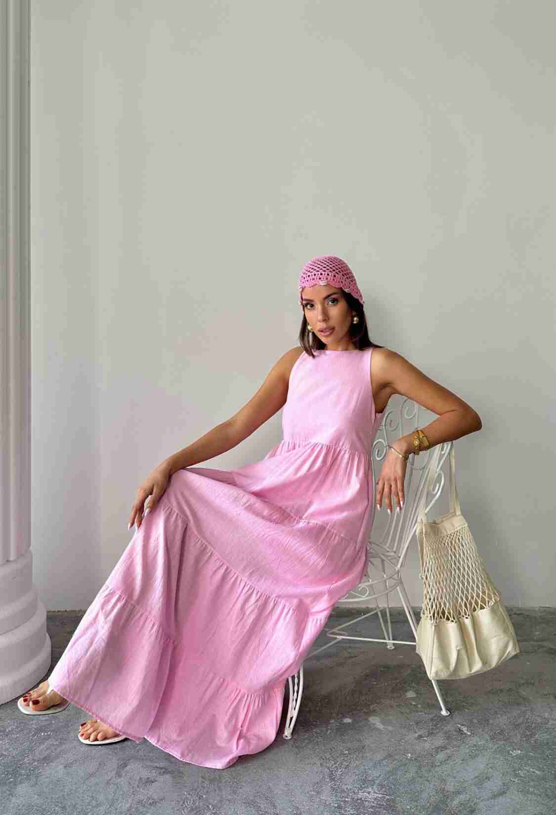 A-Line Maxi Dress With Cap Sleeves - Brand: Ello - Women & Kids, Baby Clothes Wholesale - TheBS Women
