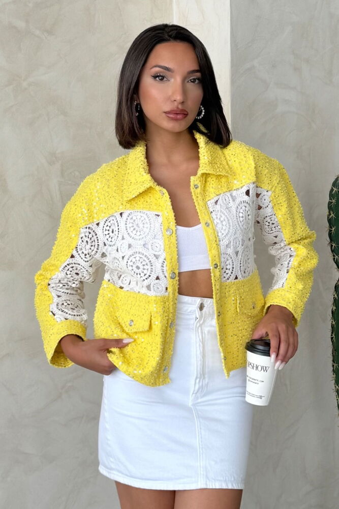 Casual Elegant Vintage Overshirt Jacket - Producer: Topshow - Wholesale Women Clothes - TheBS Women