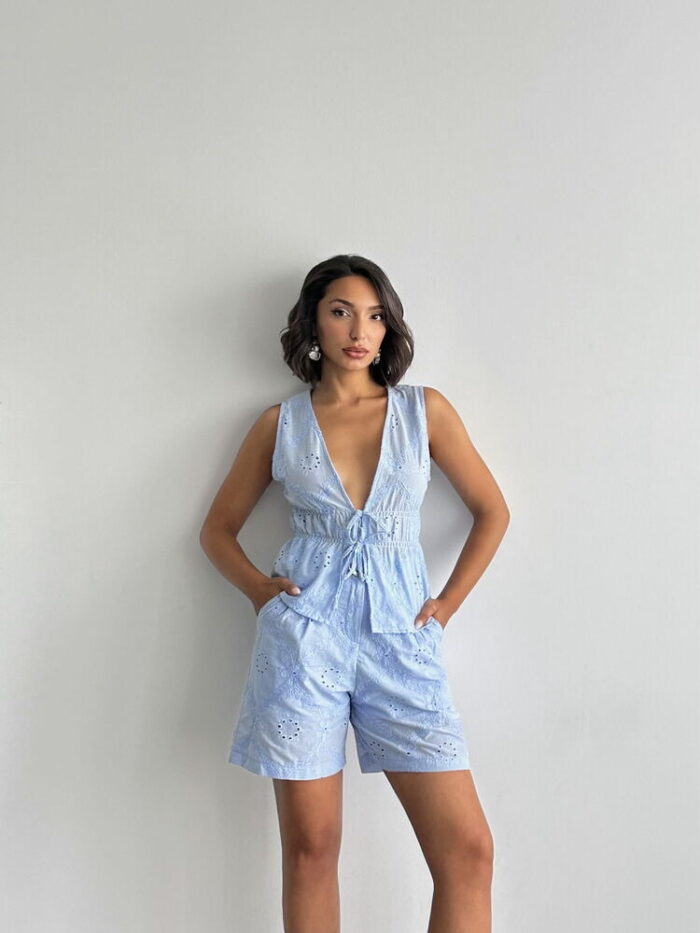 Bermuda Mid Waist Tie Shorts - Producer: Topshow - Wholesale Women Clothes - TheBS Women