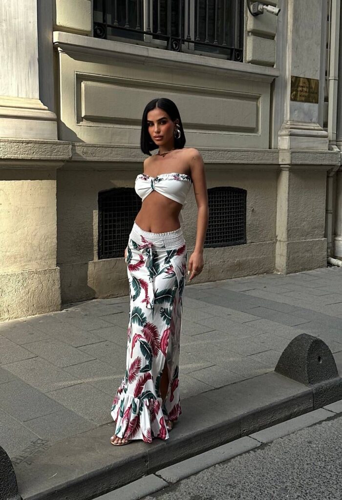 White Floral Sexy Boho Set - Producer: My Jest Fashion - Wholesale Women Clothes - TheBS Women