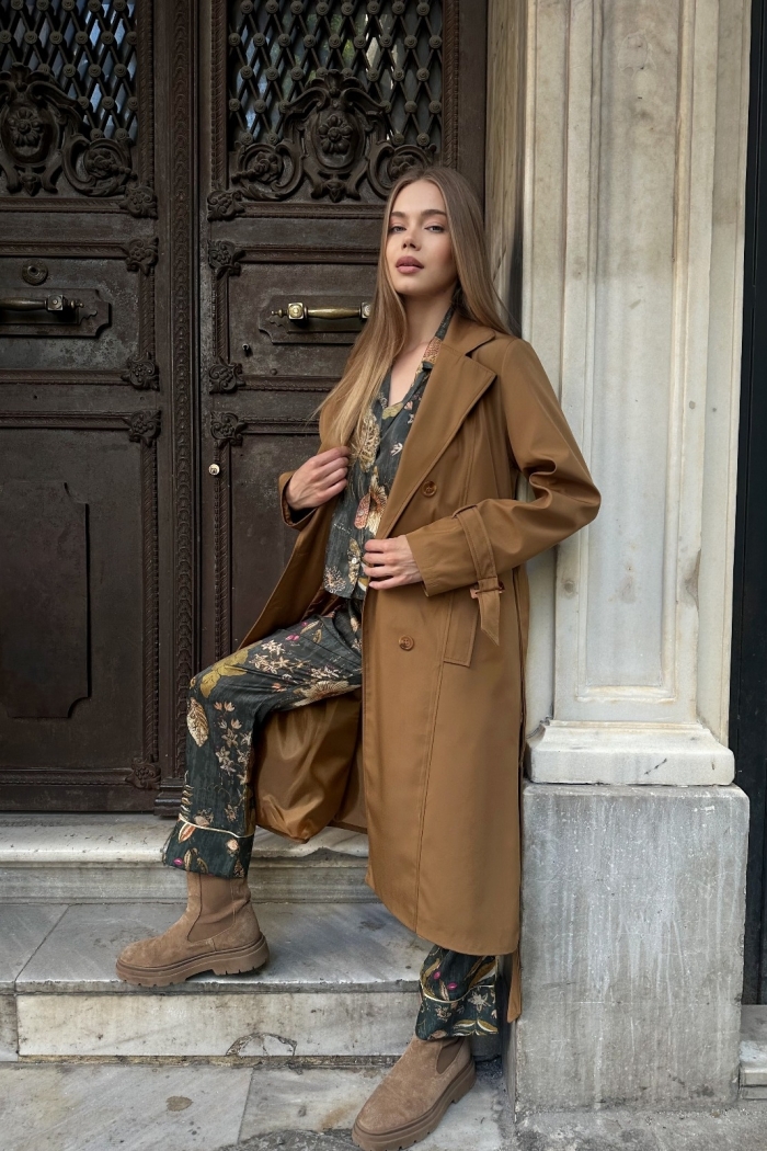 Trenchcoat Classic Single-Breasted Buttoned - Producer: My Jest Fashion - Wholesale Women Clothes - TheBS Women