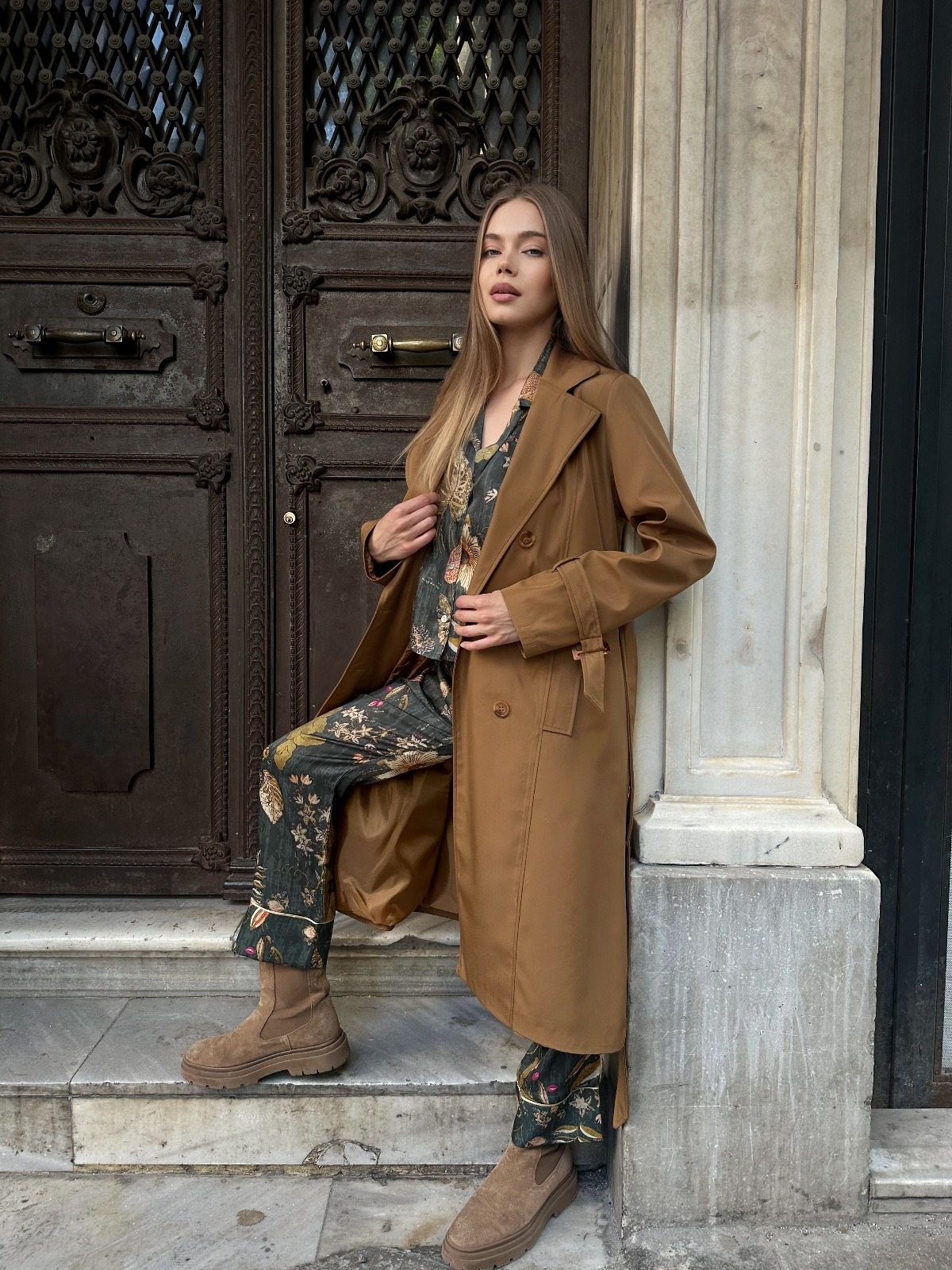 Trenchcoat Classic Single-Breasted Buttoned - Brand: My Jest Fashion - Women & Kids, Baby Clothes Wholesale - TheBS Women
