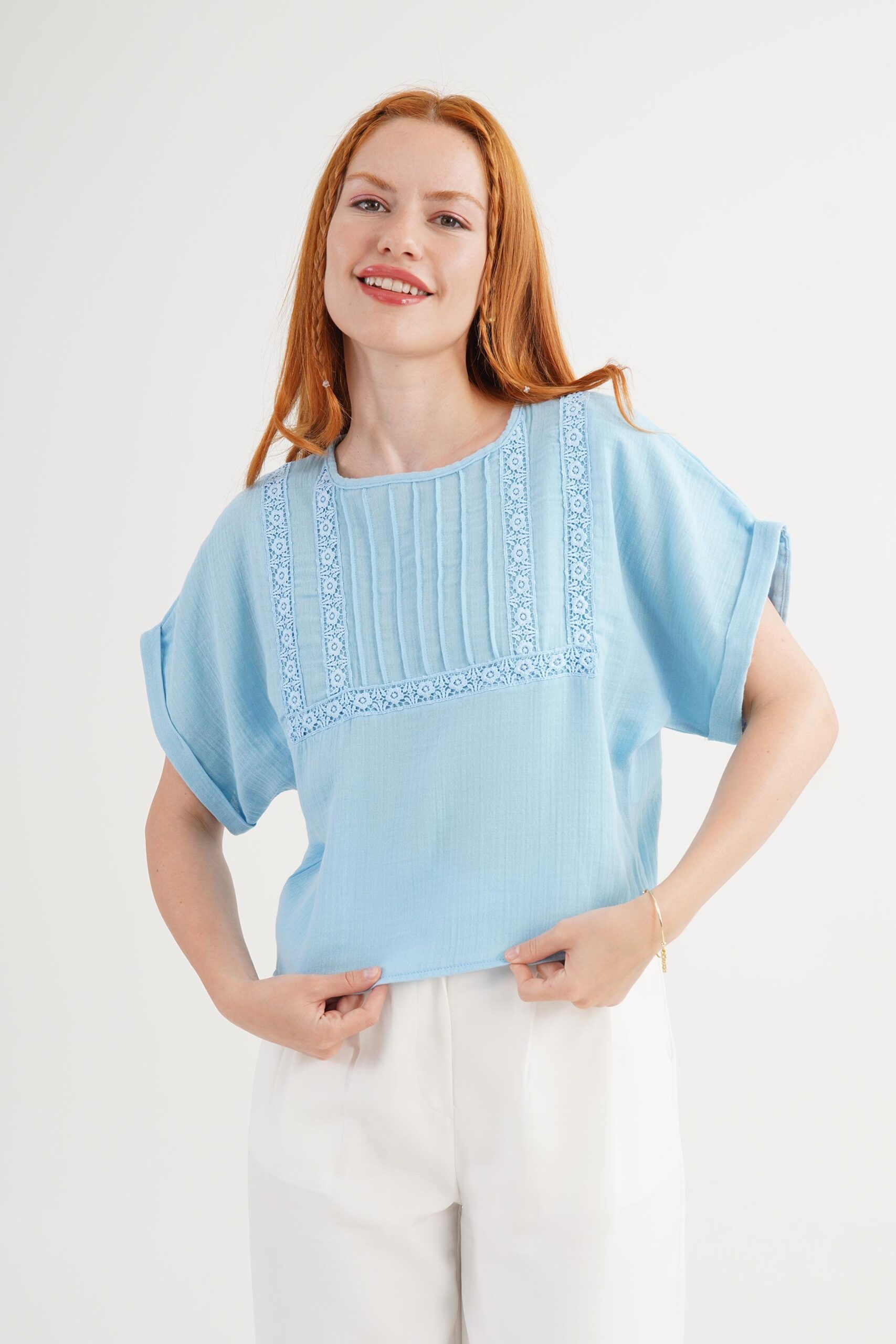 Casual Boho Ethnic Blouse For Work & Party - Brand: Lustrin - Women & Kids, Baby Clothes Wholesale - TheBS Women