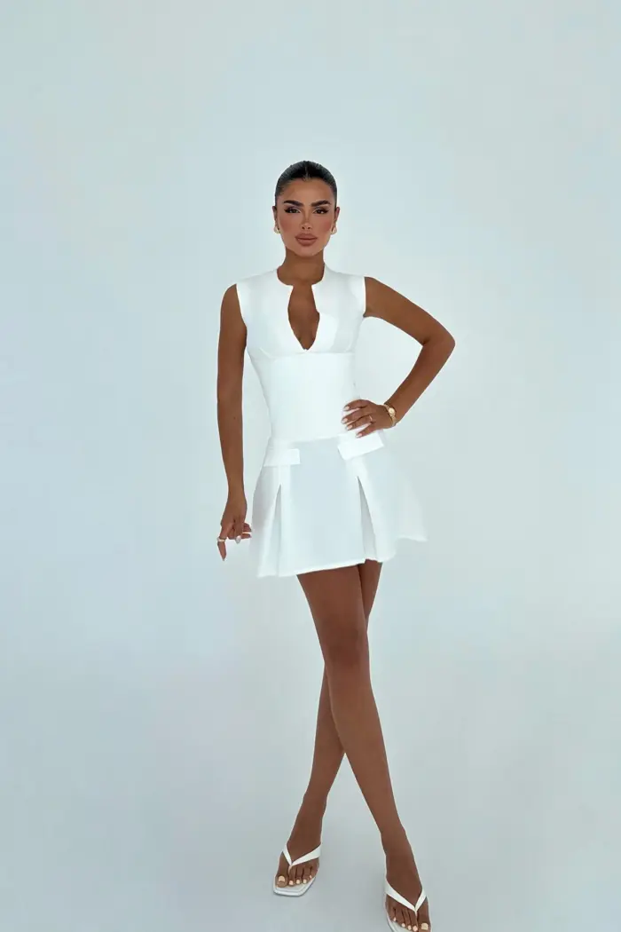 Sexy Fit And Flare Mini Dress - Producer: EYYO ATELIER - Wholesale Women Clothes - TheBS Women