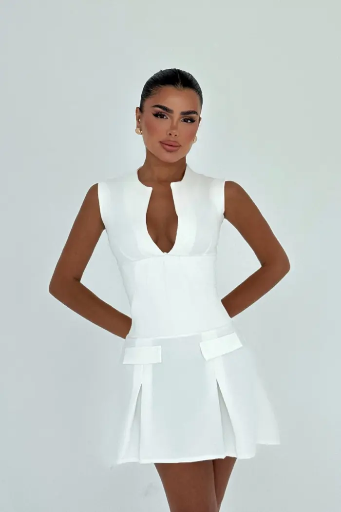 Sexy Fit And Flare Mini Dress - Producer: EYYO ATELIER - Wholesale Women Clothes - TheBS Women