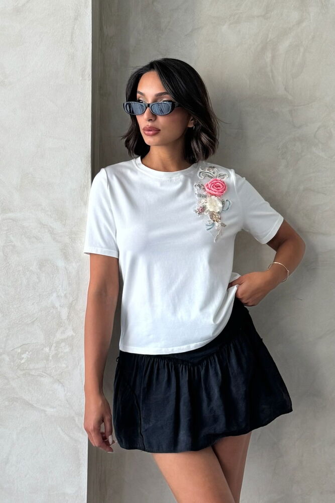 White Casual Cute Elegant Blouse - Producer: Topshow - Wholesale Women Clothes - TheBS Women