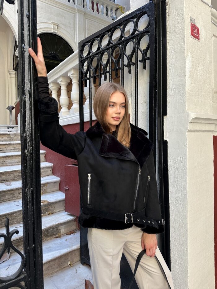 Oversized Fit Biker Jacket - Producer: My Jest Fashion - Wholesale Women Clothes - TheBS Women