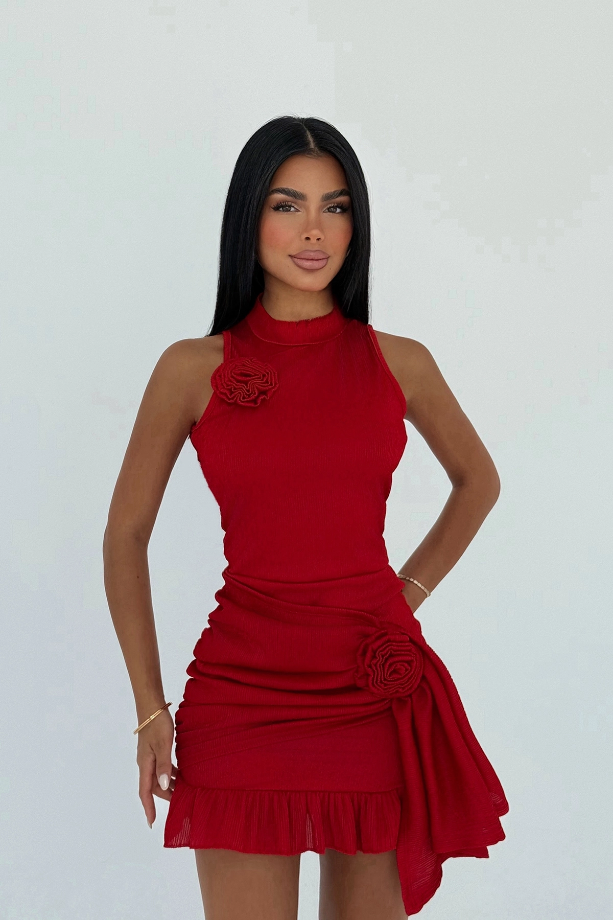 Sexy Elegant Glam Formal Bodycon Mini Dress - Producer: EYYO ATELIER - Wholesale Women Clothes - TheBS Women