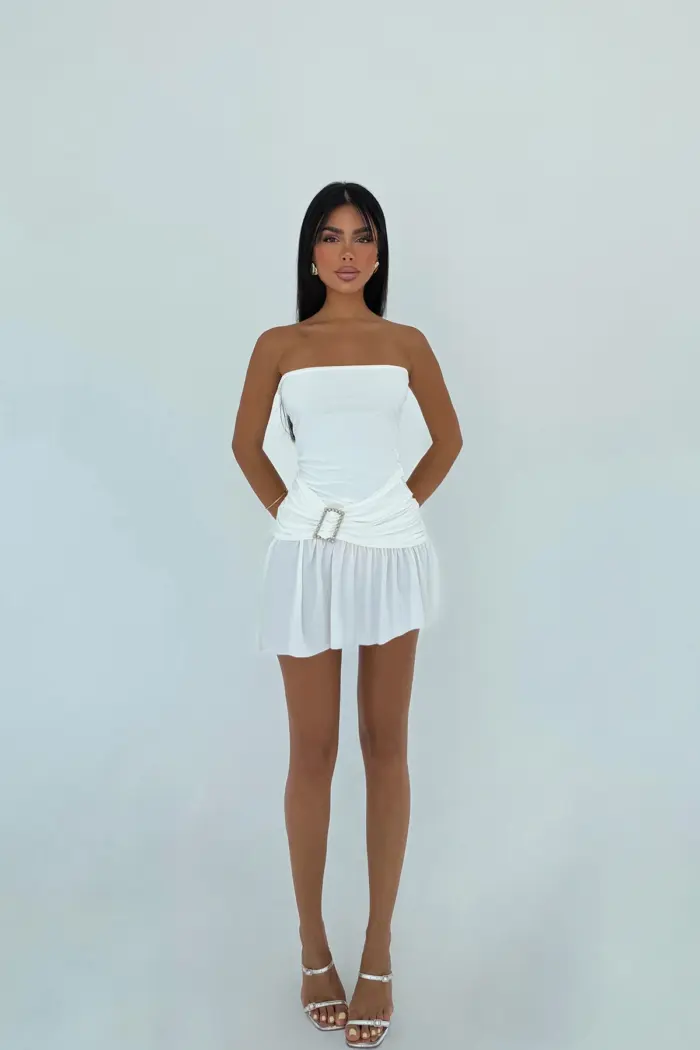 Strapless Mini Slip Dress - Producer: EYYO ATELIER - Wholesale Women Clothes - TheBS Women