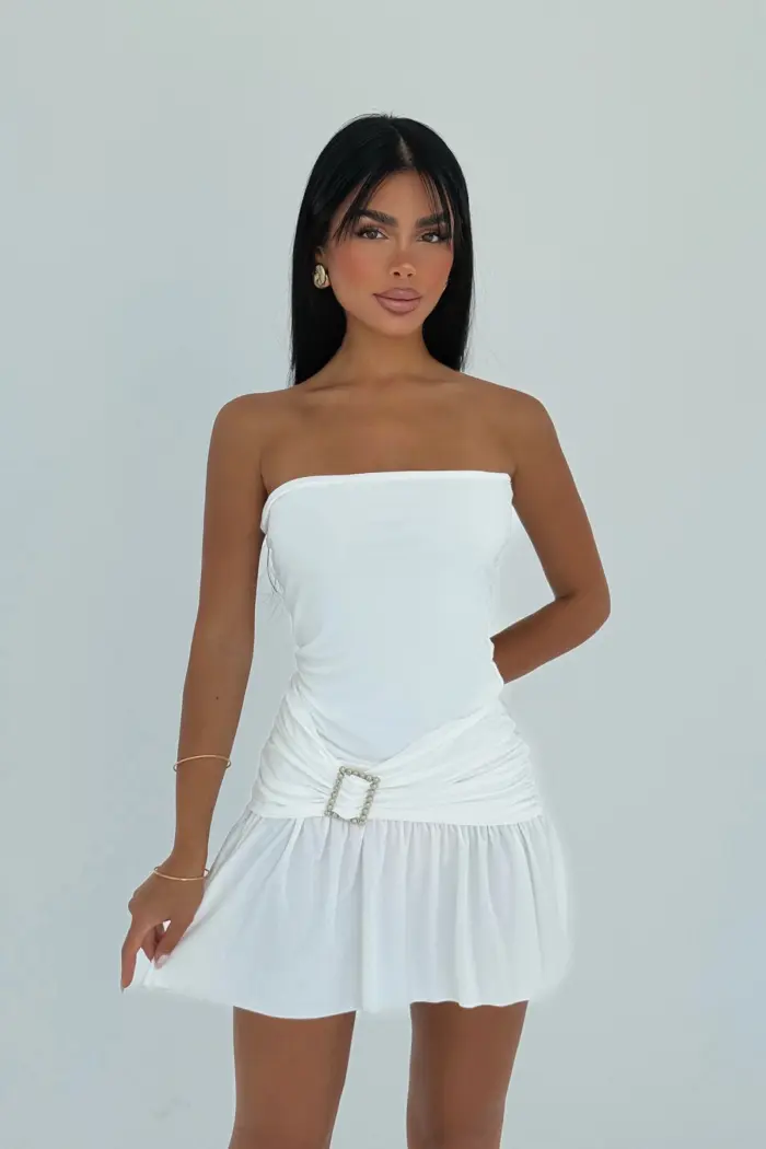 Strapless Mini Slip Dress - Producer: EYYO ATELIER - Wholesale Women Clothes - TheBS Women