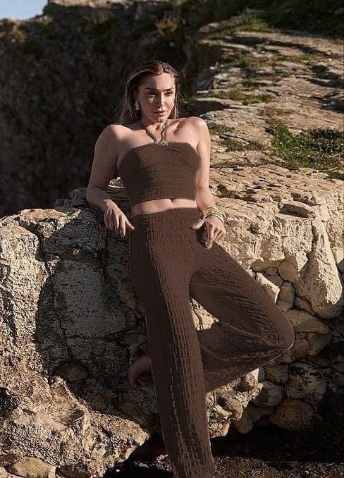 Boho Casual Set With Palazzo Pants - Producer: My Jest Fashion - Wholesale Women Clothes - TheBS Women