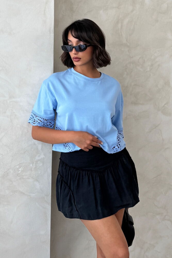 Casual Tshirt With Half Sleeve And Crop Length - Producer: Topshow - Wholesale Women Clothes - TheBS Women