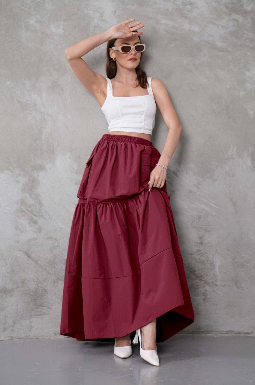 Boho Layered Maxi Skirt - Producer: My Jest Fashion - Wholesale Women Clothes - TheBS Women