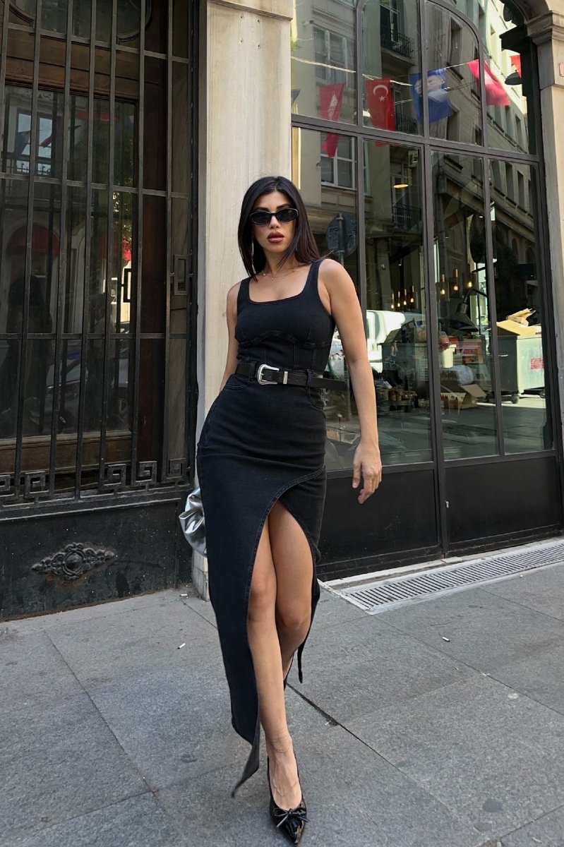 Black Sexy Elegant Sleeveless Bodycon Maxi Dress – Brand: XLove – Women & Kids, Baby Clothes Wholesale – TheBS Women