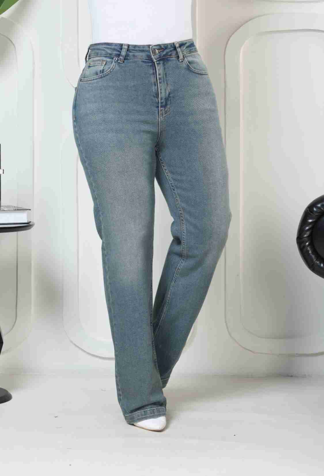 Casual Mom Jeans High Waist Straight Leg - Brand: XLove - Women & Kids, Baby Clothes Wholesale - TheBS Women