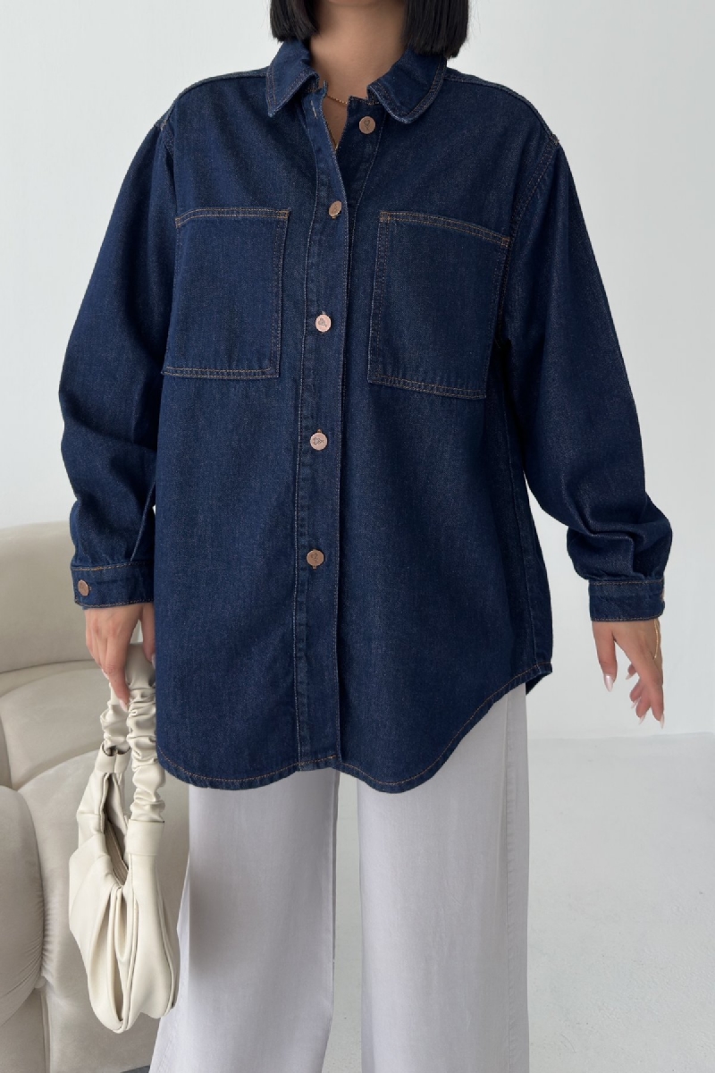 Casual Oversized Buttoned Shirt - Brand: XLove - Women & Kids, Baby Clothes Wholesale - TheBS Women