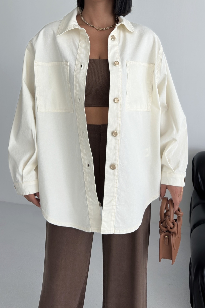 Casual Streetwear Oversized Shirt - Brand: XLove - Women & Kids, Baby Clothes Wholesale - TheBS Women