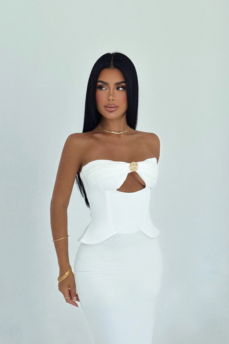 Strapless Corset Maxi Dress - Brand: EYYO ATELIER - Women & Kids, Baby Clothes Wholesale - TheBS Women