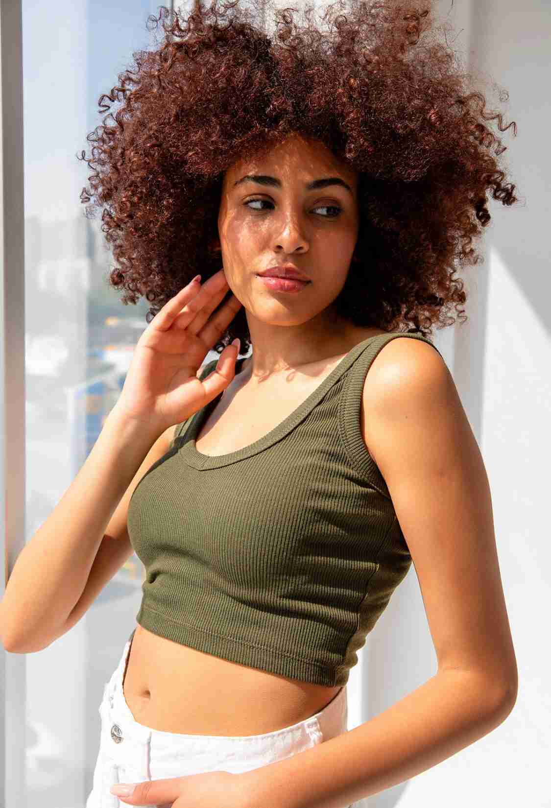 Corded Strap Crop Top Blouse - Brand: la & vetta - Women & Kids, Baby Clothes Wholesale - TheBS Women