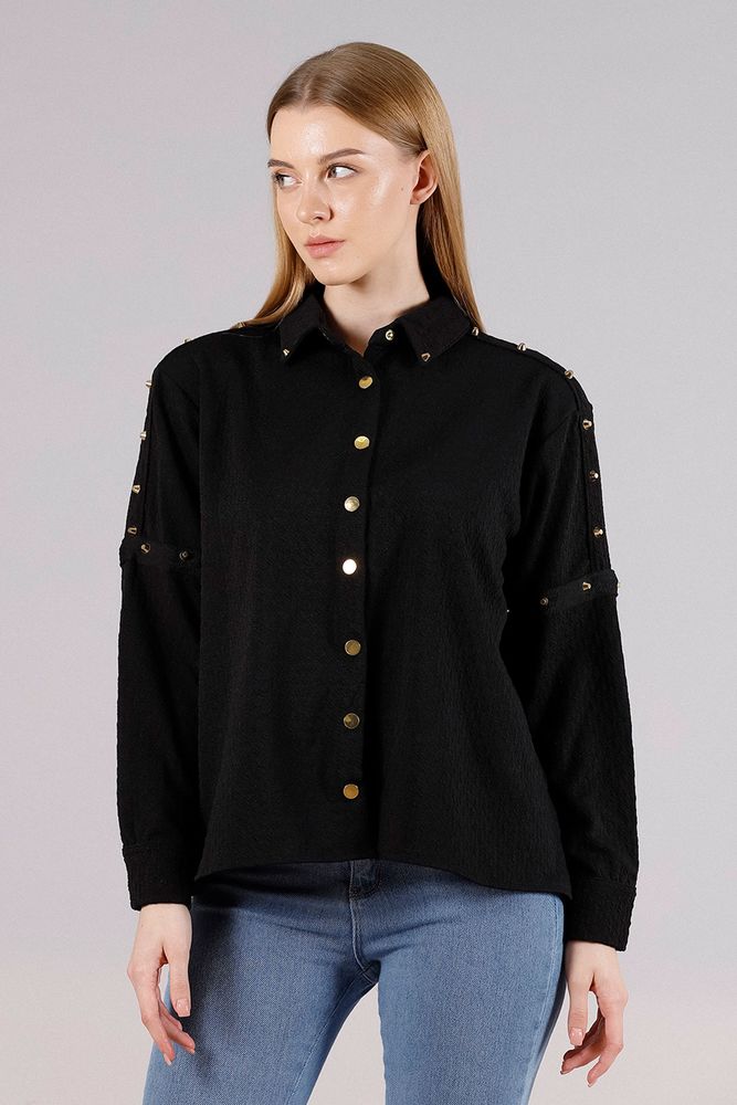 Black Colored Comlek - Producer: Topshow - Wholesale Women Clothes - TheBS Women