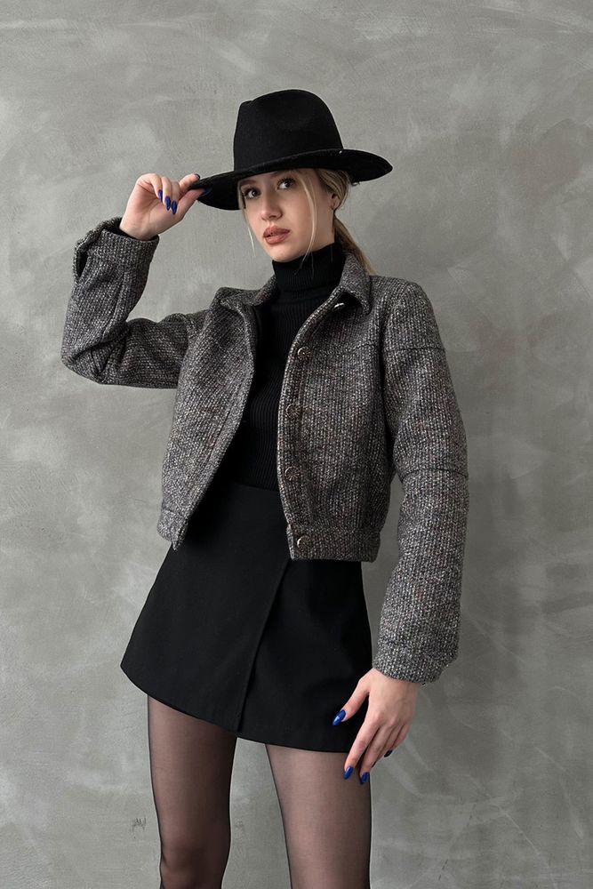 Buttoned Bowl Coat - Producer: Topshow - Wholesale Women Clothes - TheBS Women