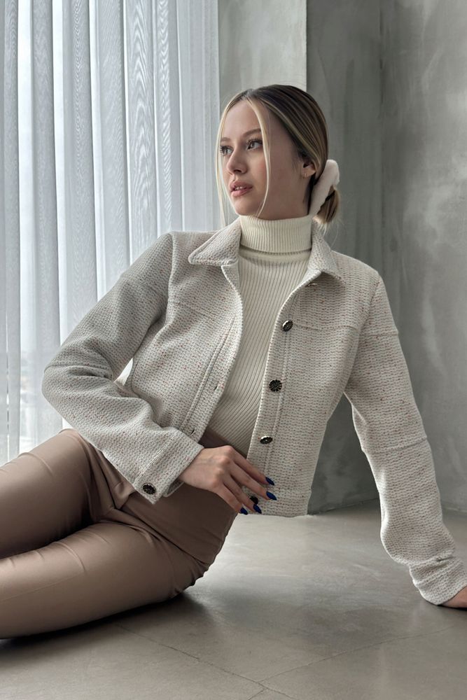 Buttoned Bowl Coat - Producer: Topshow - Wholesale Women Clothes - TheBS Women