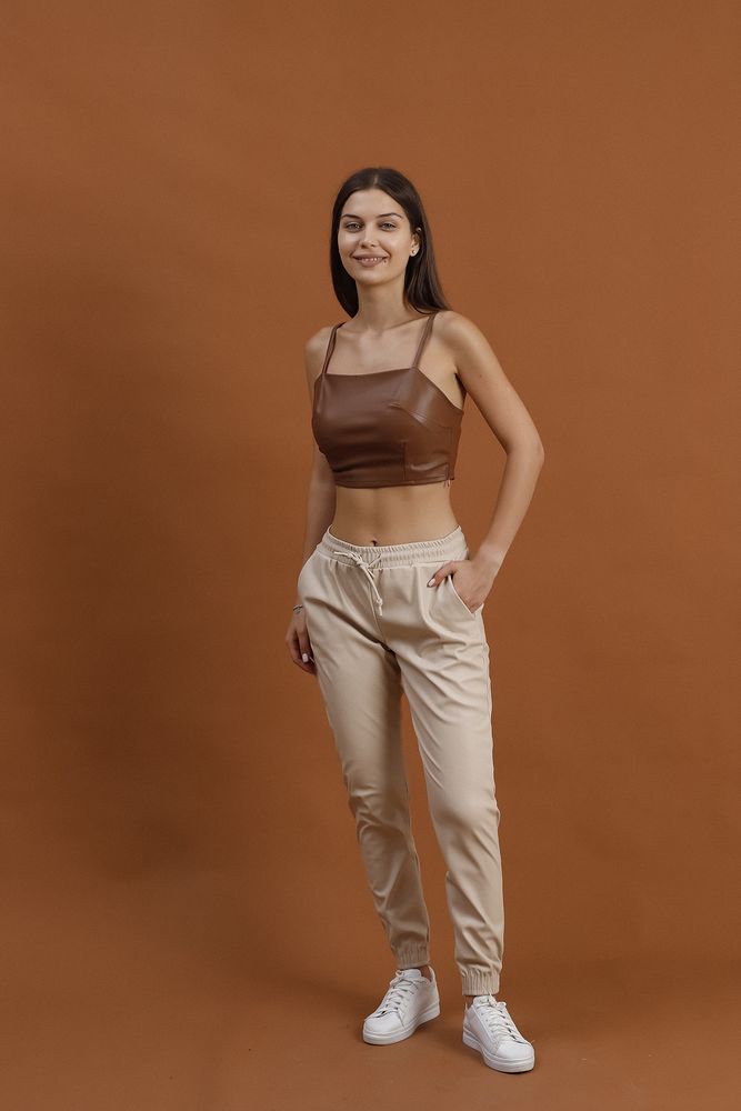 Leather Trousers - Producer: Topshow - Wholesale Women Clothes - TheBS Women