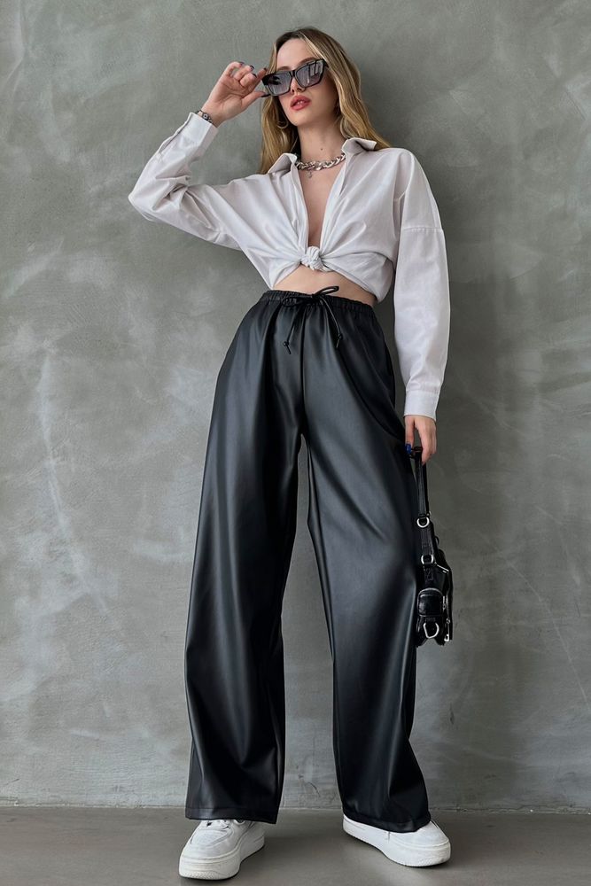 Leather Trousers - Producer: Topshow - Wholesale Women Clothes - TheBS Women