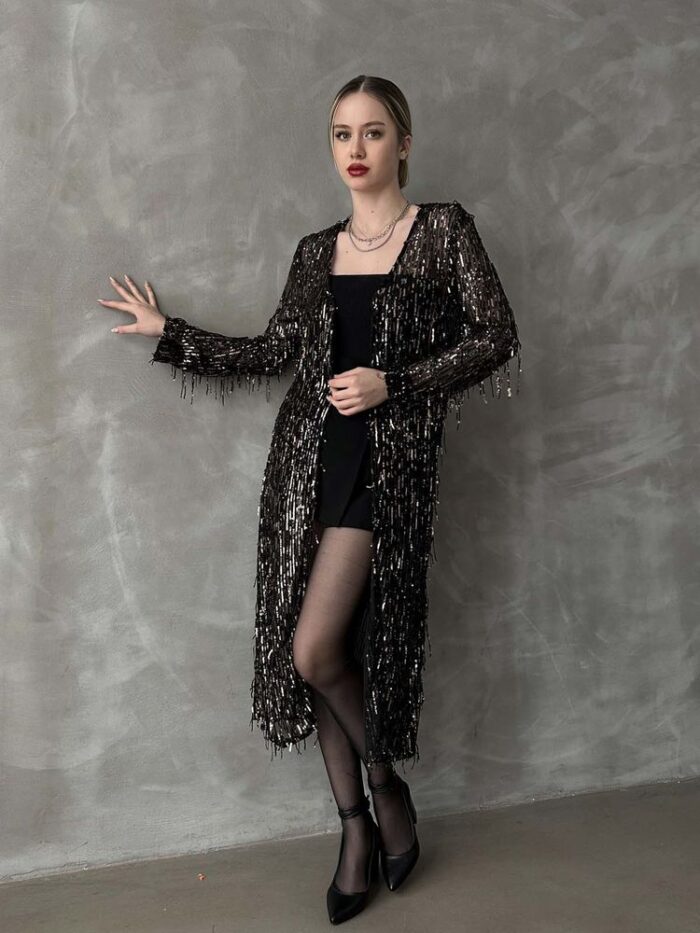 BlackF 1618 Long Cardigan - Producer: Topshow - Wholesale Women Clothes - TheBS Women
