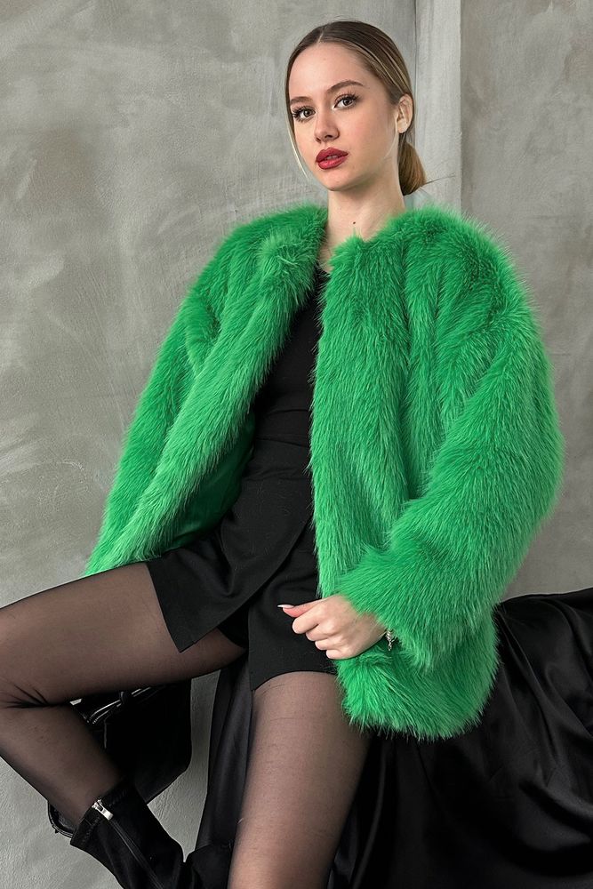 Plush Coat - Producer: Topshow - Wholesale Women Clothes - TheBS Women