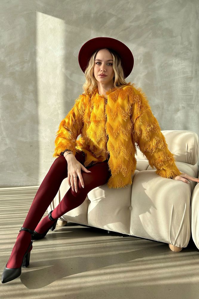 Faux Fur Jacket - Producer: Topshow - Wholesale Women Clothes - TheBS Women