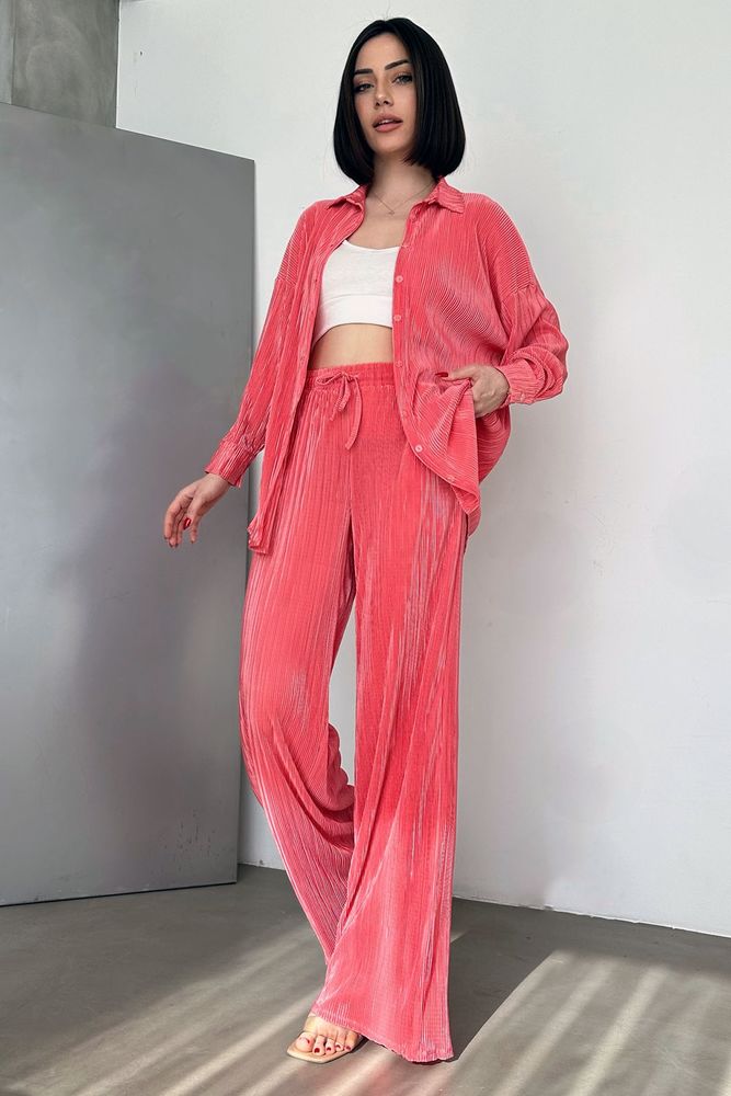 D 2387 Pleated Trousers - Producer: Topshow - Wholesale Women Clothes - TheBS Women