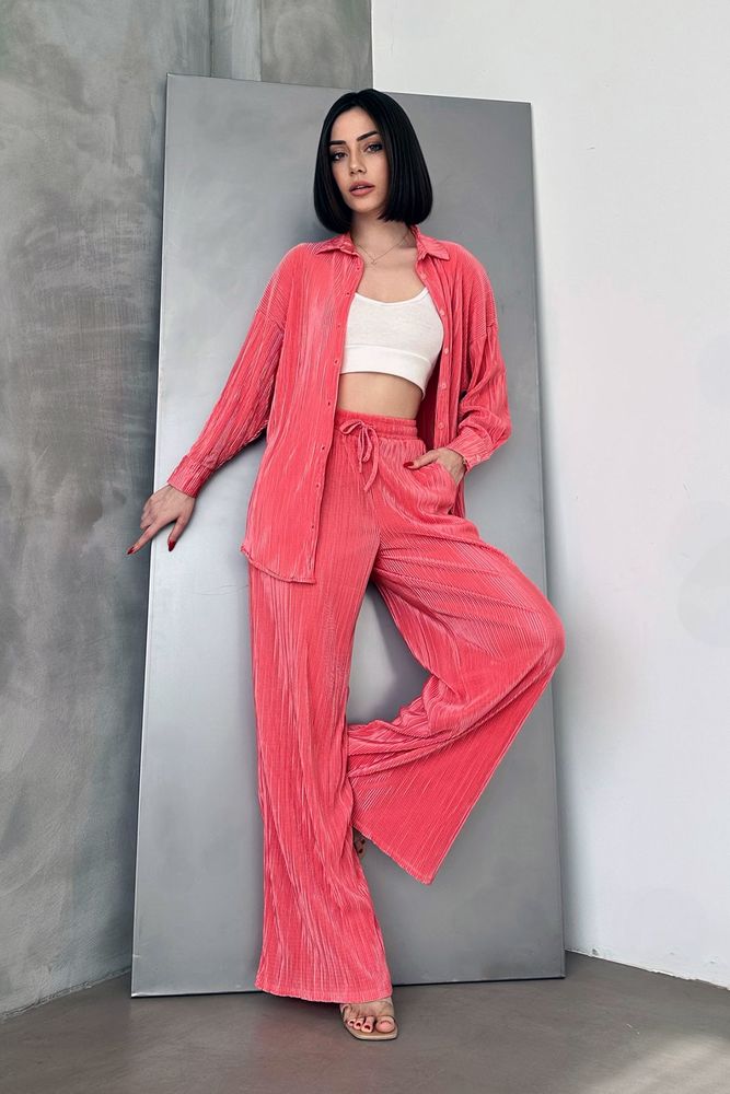 D 2387 Pleated Trousers - Producer: Topshow - Wholesale Women Clothes - TheBS Women