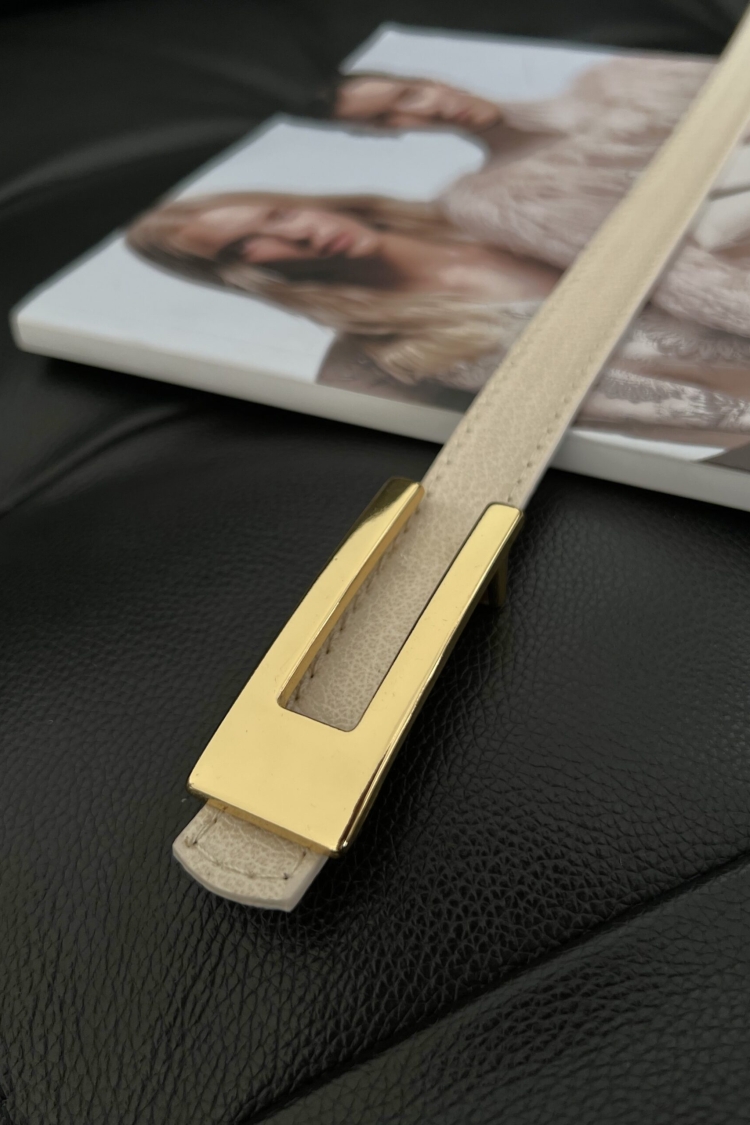 Thin Women's Belt With Design Buckle - Brand: Fiori - Women & Kids, Baby Clothes Wholesale - TheBS Women