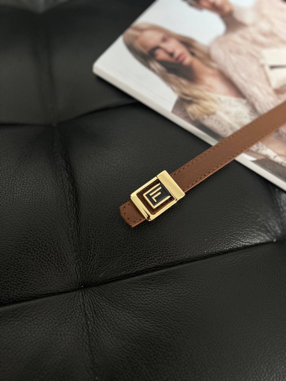 Thin Women's Belt With F Logo - Brand: Fiori - Women & Kids, Baby Clothes Wholesale - TheBS Women