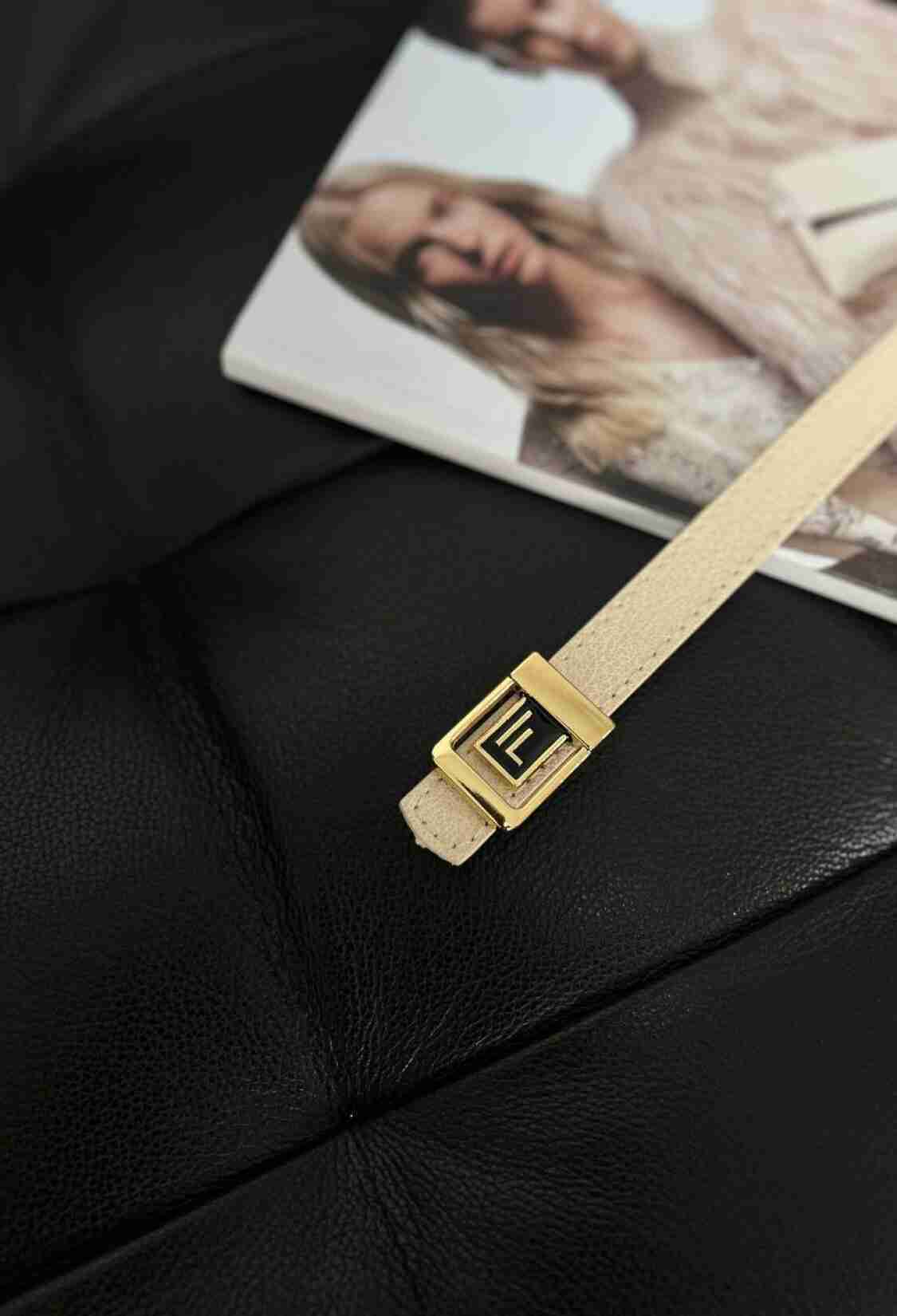 Thin Women's Belt With F Logo - Brand: Fiori - Women & Kids, Baby Clothes Wholesale - TheBS Women