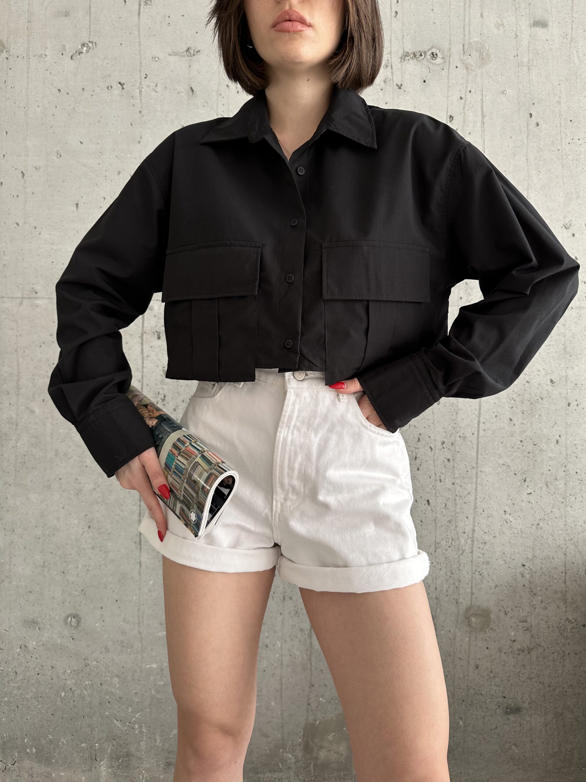 Shirt With Bellow Pocket - Brand: My Fashion - Women & Kids, Baby Clothes Wholesale - TheBS Women