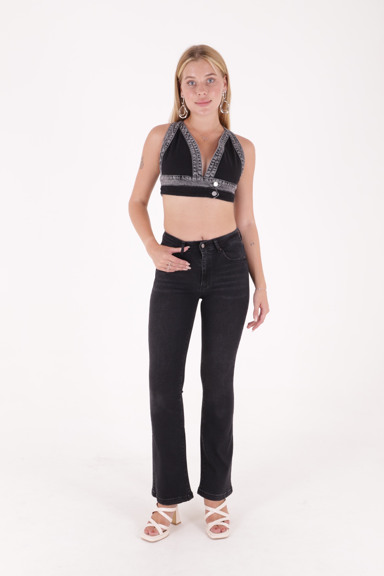 Jeans - Anthracite - Brand: XLove - Women & Kids, Baby Clothes Wholesale - TheBS Women