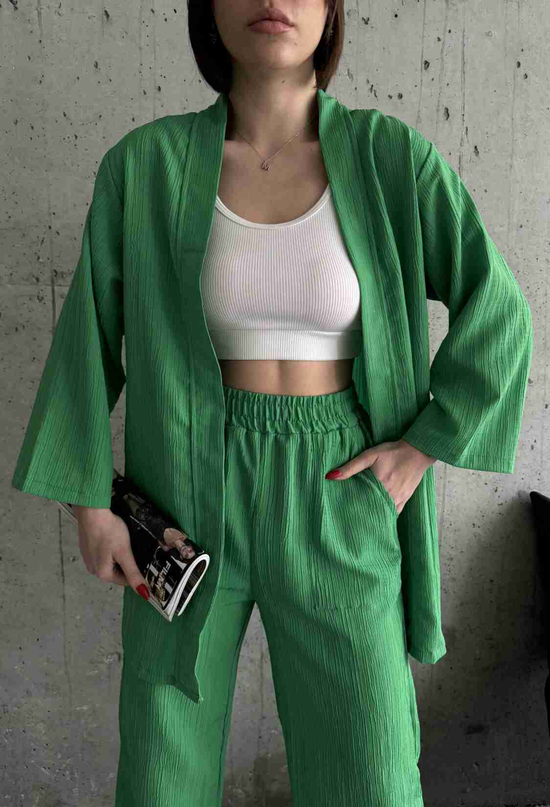 Seersucker Vest Set - Brand: My Fashion - Women & Kids, Baby Clothes Wholesale - TheBS Women