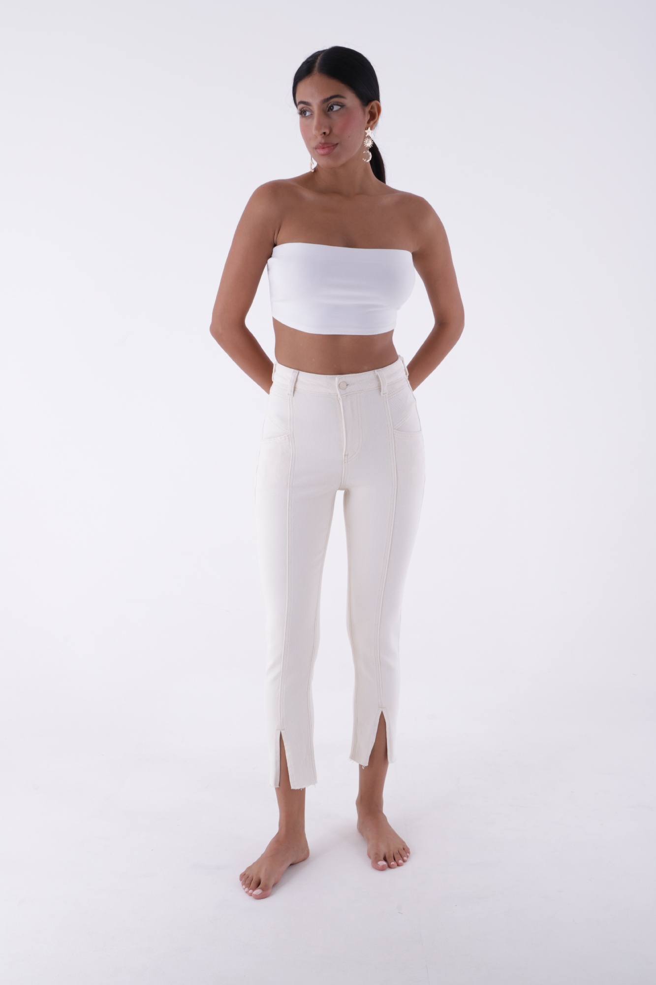 Jeans - Natural - Brand: XLove - Women & Kids, Baby Clothes Wholesale - TheBS Women