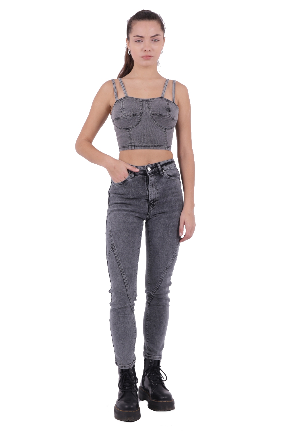 Jeans - Gray - Brand: XLove - Women & Kids, Baby Clothes Wholesale - TheBS Women