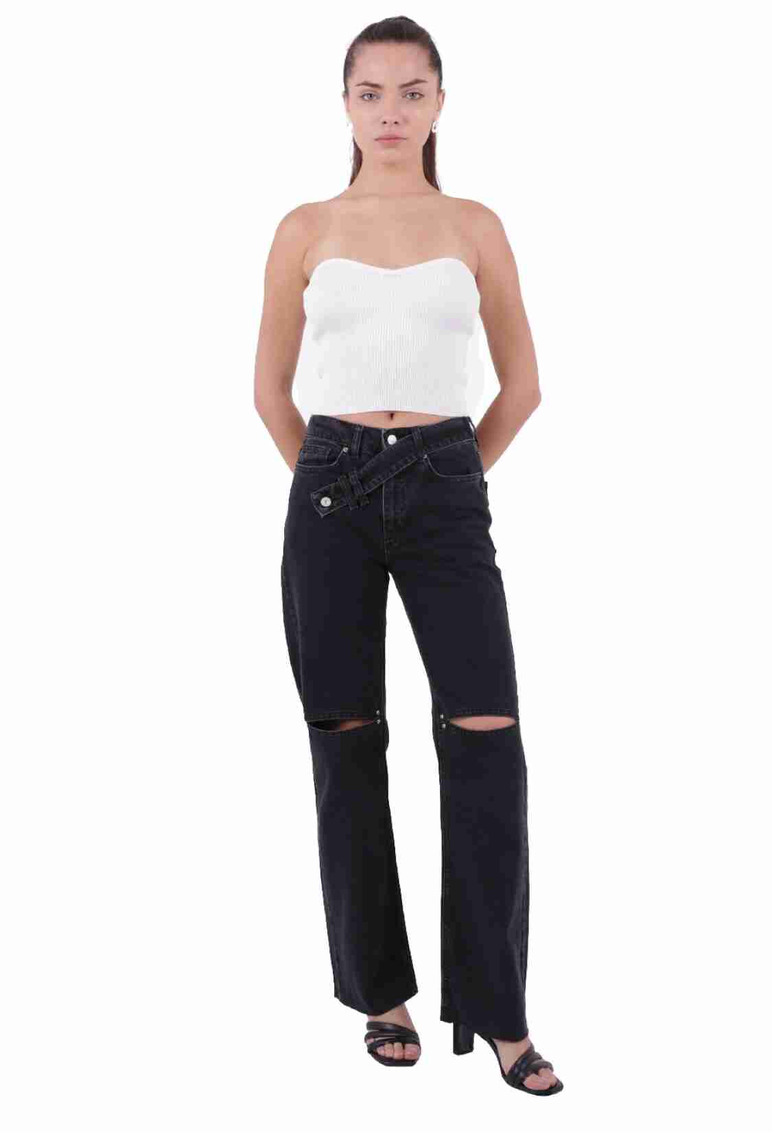 Jeans - Anthracite - Brand: XLove - Women & Kids, Baby Clothes Wholesale - TheBS Women